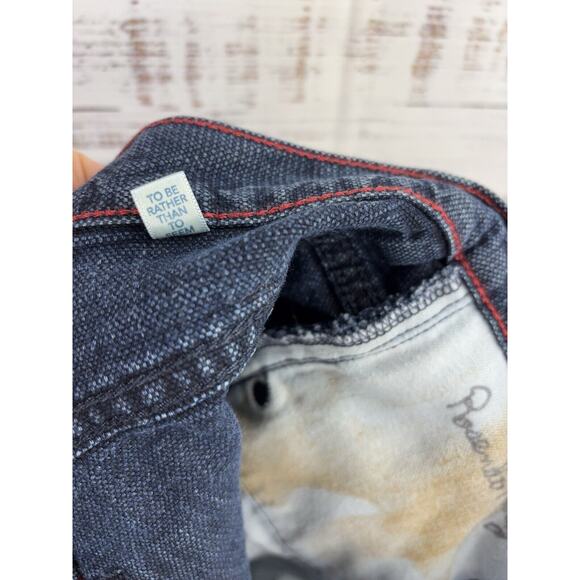 Raleigh Denim Workshop Graham Fit Selvedge Sz 29 Button Fly‎ Dark Wash Handmade - Picture 13 of 16